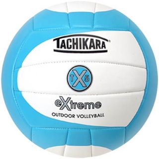 Tachikara TX5 Extreme Composite Outdoor Volleyball, Black/white/scarlet (TX5.