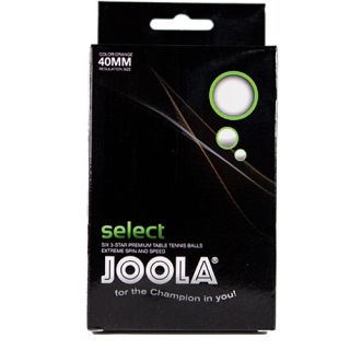 JOOLA Select 3 Star White Table Tennis Balls (44101)