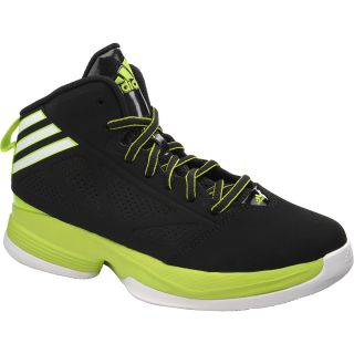 adidas Boys Mad Handle Mid Basketball Shoes   Size 5.5, Black/white