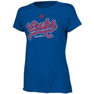 adidas Girls Chicago Cubs Like Amazing Short Sleeve T Shirt   Size Medium