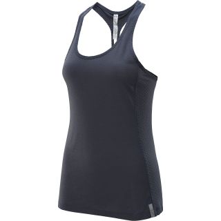 UNDER ARMOUR Womens Fly By Stretch Mesh Tank Top   Size Large, Lead/reflective