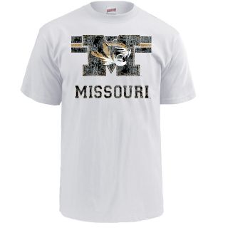 MJ Soffe Mens Missouri Tigers T Shirt   Size Small, Missouri Tigers White