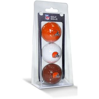 Team Golf Cleveland Browns 3 Ball Pack (637556307057)