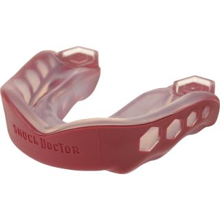 SHOCK DOCTOR Adult Gel Max Strapless Mouthguard   Size Adult, Maroon