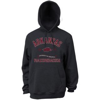 Classic Mens Arkansas Razorbacks Hooded Sweatshirt   Black   Size XL/Extra