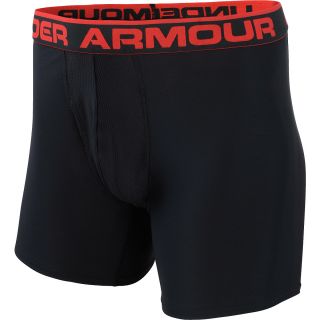 UNDER ARMOUR Mens Original 6 Boxerjock Boxer Briefs   Size 2xl, Black/red