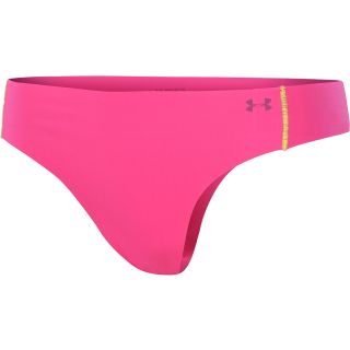 UNDER ARMOUR Womens Pure Stretch Thong, Pinkadelic/yellow