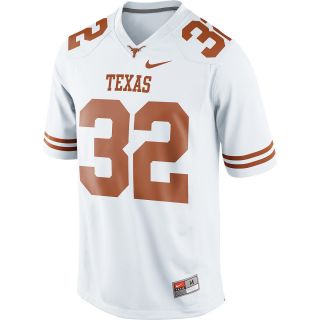 NIKE Mens Texas Longhorns #32 White College Football Game Replica Jersey  