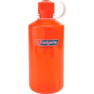 NALGENE Narrow Mouth Water Bottle   32 oz   Size 32oz, Orange
