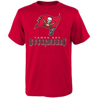 NFL Team Apparel Youth Tampa Bay Buccaneers Most Official Short Sleeve T Shirt  