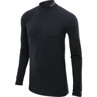 COLUMBIA Mens Mid Weight Long Sleeve Baselayer Top   Size Large, Black