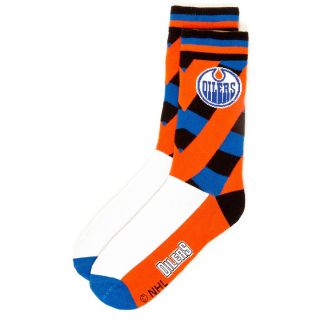 Sportin Styles Edmonton Oilers Team Socks   Size Medium/large, Oilers Team