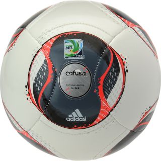 adidas Confederations Cup 2013 Glider Soccer Ball   Size 4, White