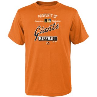 MAJESTIC ATHLETIC Youth San Francisco Giants Vintage Property Of Short Sleeve T 