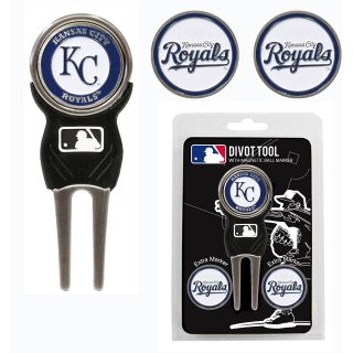 Team Golf MLB Kansas City Royals 3 Marker Signature Divot Tool Pack