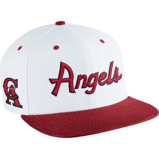 NIKE Mens Los Angeles Angels of Anaheim MLB Coop SSC Throwback Adjustable Cap,
