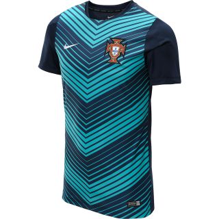 NIKE Mens Portugal Squad Premium Short Sleeve Soccer Jersey   Size Small,
