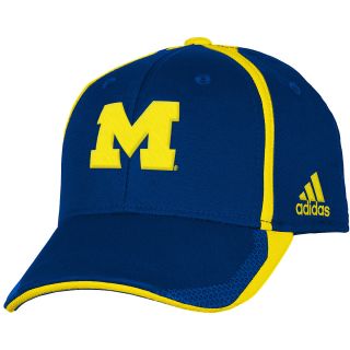 adidas Youth Michigan Wolverines Player Structured Fit Flex Cap   Size Youth