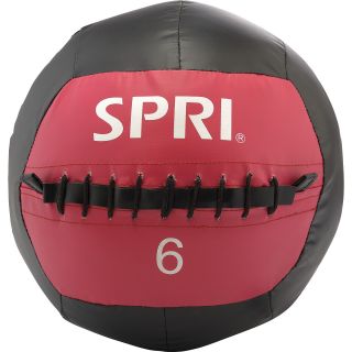 SPRI Soft Medicine Ball   6 lbs   Size 6#, Red