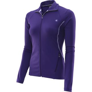 CHAMPION Womens PowerTrain Absolute Workout Full Zip Jacket   Size Xl, Purple