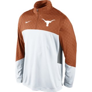NIKE Mens Texas Longhorns Shoot Around Performance Dri FIT Long Sleeve T Shirt