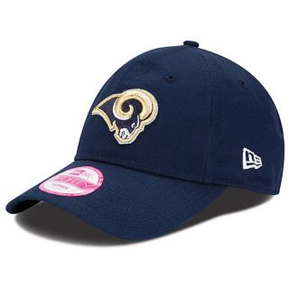 NEW ERA Womens St. Louis Rams Sideline 9FORTY One Size Fits All Cap, Navy