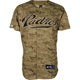 Majestic Athletic San Diego Padres Blank Replica Alternate Camouflage Jersey  