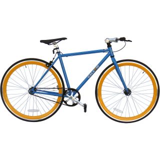 Galaxie 700C 48 Bicycle   Size 48, Blue/orange (FIXIE BLOR)