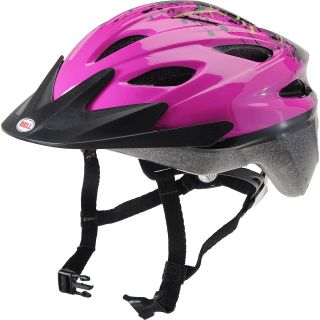 BELL Youth Attack Bike Helmet, Pink/green