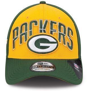 NEW ERA Mens Green Bay Packers Draft 39THIRTY Stretch Fit Cap   Size S/m, Blue