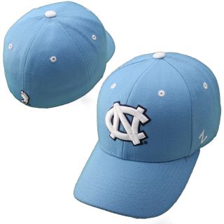 Zephyr North Carolina Tar Heels DH Fitted Hat   Light Blue   Size 7 1/4, North