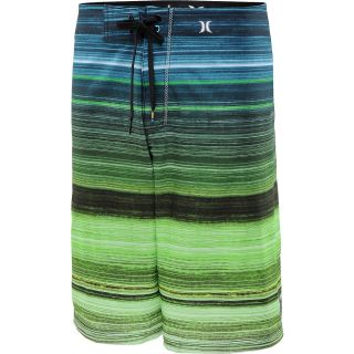 HURLEY Mens Phantom Grain Boardshorts   Size 34, Neon Green