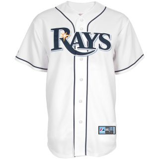 Majestic Mens Tampa Bay Rays Replica Sean Rodriguez Home Jersey   Size Small,