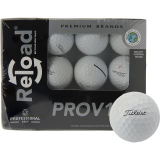 RELOAD Titleist Pro V1X Recycled Golf Balls   12 Pack, White