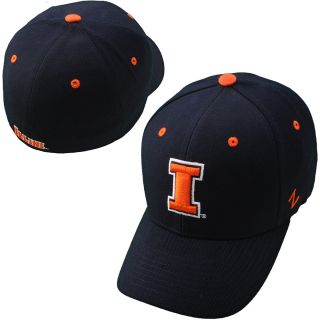 Zephyr Illinois Fighting Illini DH Fitted Hat   Navy   Size 7 1/8, Illinois