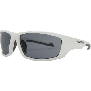 ARSENAL Adult Charger Non Polarized Sunglasses, White/smoke