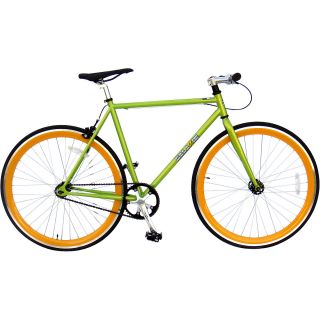 Galaxie 700C 54 Bicycle   Size 54, Green/orange (FIXIE GNOR)