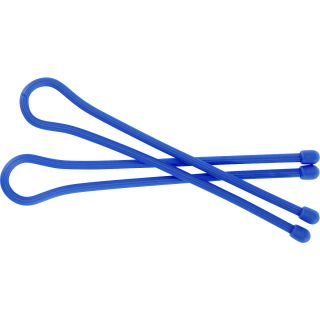 NITE IZE Gear Tie Reusable 18 inch Rubber Twist Ties   2 Pack   Size 18, Blue