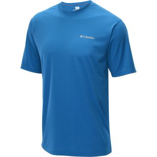COLUMBIA Mens Zero Rules Short Sleeve T Shirt   Size Xl, Hyper Blue