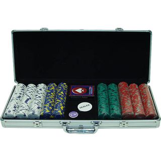 Trademark Poker 500 13gm Pro Clay Casino Chips w/ Aluminum Case (10 1500 5001S)