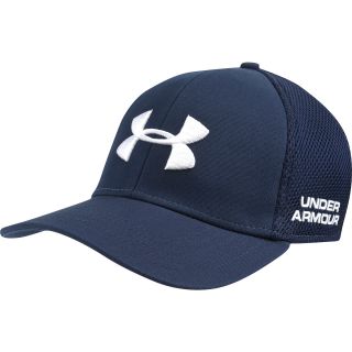 UNDER ARMOUR Mens Classic Mesh Stretch Fit Hat   Size M/l, Navy