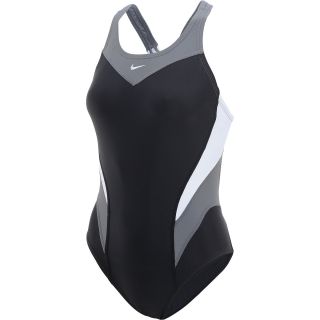 NIKE Womens Victory Colorblock Power Back Tank One Piece Swimsuit   Size 32,