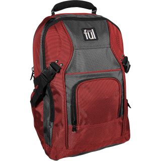 Ful Heart Breaker Daypack   Size 18.25x12.75x8.5, Red (876591002255)