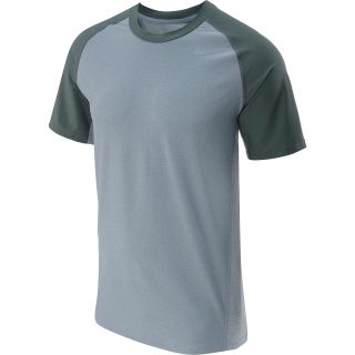 NIKE Mens Advantage UV Crew Short Sleeve Tennis T Shirt   Size 2xl, Birch