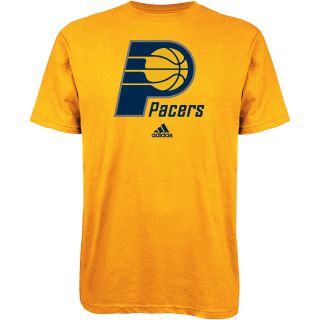 adidas Mens Indiana Pacers Full Primary Logo Short Sleeve T Shirt   Size