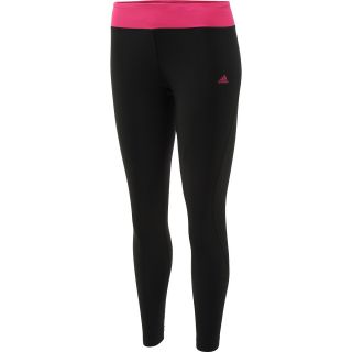 adidas Womens Ultimate Long Tights   Size XS/Extra Small, Black/pink