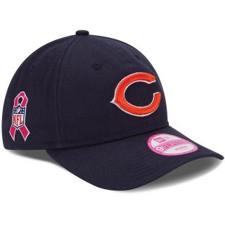 NEW ERA Womens Chicago Bears Breast Cancer Awareness 9FORTY Adjustable Cap,