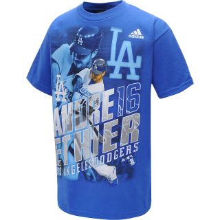 adidas Youth Los Angeles Dodgers Andrew Ethier Electrical Storm Short Sleeve T 