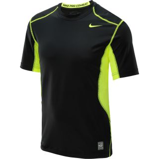 NIKE Mens Pro Combat Hypercool 2.0 Fitted Short Sleeve Top   Size Large,
