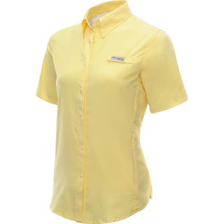 COLUMBIA Womens Tamiami II Short Sleeve Shirt   Size Medium, Sunlit Yellow